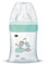 Dodie Babyflasche, Antikolik Initiation+, Glas, grün, Vogel, 150 ml, 0-6 Monate, runder Sauger, Fluss 1