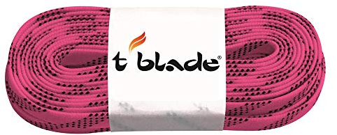 t-blade Schnürsenkel für Schlittschuhe gewachst rosa Länge 108 (274 cm) bis Schuhgröße 43