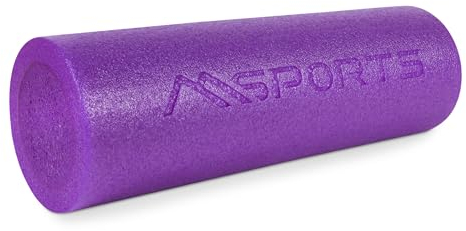 Yoga Rolle Premium | Pilates Rolle - 45 x 15 cm oder 90 x 15 cm - Faszienrolle (Violett, 45 x 15 cm)