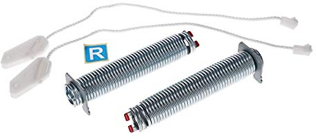 DL-pro Türscharnierfeder passend für Bosch Siemens Neff Constructa Balay Viva wie 754873 00754873 Federn rosa pink mit Seilzug Geschirrspüler Spülmaschine…