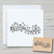 NEWSTAMPS Stempel Frohe Ostern 04 Motivstempel groß aus Holz & Gummi zum Karten und Geschenke basteln, Holzstempel für Ostern, Osterkarte, Scrapbook, Textilstempel, Deko, Kinder