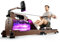 Sportstech Premium Wasser-Rudergerät mit LED-Wassertank, klappbar, App mit Workout Kursen+ Tablethalterung, Natur-Massivholz Rudermaschine Rower für zuhause WRX1000