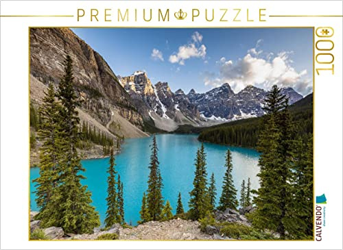 CALVENDO Puzzle Moraine Lake | 1000 Teile Lege-Größe 64 x 48 cm Foto-Puzzle für glückliche Stunden