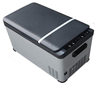 XIAOLIN Réfrigérateur De Voiture 30 litres, Réfrigérateur De Compresseur pour Camion, Camping, Bateau, Camping Et Voyage, Congélateur De Voiture Portable 12 / 24v DC Et 220 AC