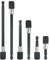 BGTXINGI 6Pcs 2Set 1/4 Inch Hex Shank Magnetic Screwdriver Bit Quick Release Bar Socket Magnetic Extension Chuck Adapter 60mm/ 100mm/ 150mm for Screws Nuts Drill Hand-held Driver
