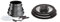 Tefal Ingenio Daily Chef ON Pots & Pans Set, 10 Pieces, Stackable, Removable Handle, Space Saving, Non-Stick, Grey, L7619302 & Ingenio L9931012 3 Piece Glass lids, 16-cm, 18-cm, 20-cm , Black