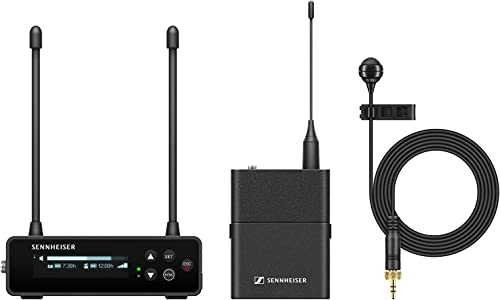 Sennheiser EW-DP ME4 SET (Q1-6) Tragbares digitales UHF-Drahtlosmikrofonsystem mit ME4-Ansteckmikrofon mit Nierencharakteristik - Schwarz (700020)