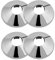 4pcs Radiator Pipe Covers,Radiator Pipe Covers Chrome,Silver Plastic Radiator Pipe Covers Suitable for 15mm Pipe Covers Wall Pipe Tube Diameter Pipe,for Place in House,Kitchen,Rooms,Office or Toilet