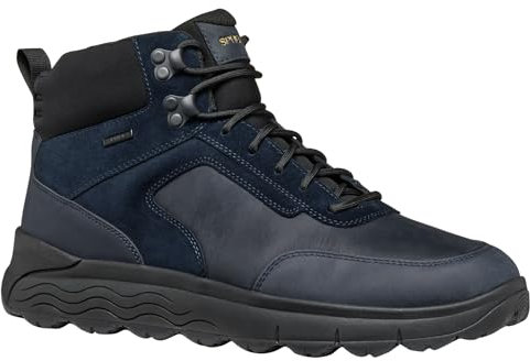 Geox U Spherica 4x4 B ABX, Scarpe da Ginnastica Uomo, Blu Navy F, 46 EU