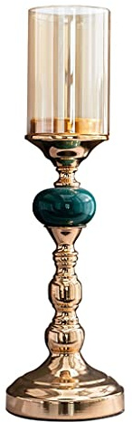 Kerzenhalter, leicht, luxuriöser Kerzenständer aus Metall, Dekoration, Candlelight Dinner-Requisiten, romantischer Esstisch, Wohnzimmer, Zuhause, Hochzeitsdekorationen, dekorativer Kerzenständer (eine