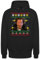 Unibly Marv Kevin Allein zu Haus - Weihnachten Ugly Sweater Hoodie Pullover, Schwarz, M