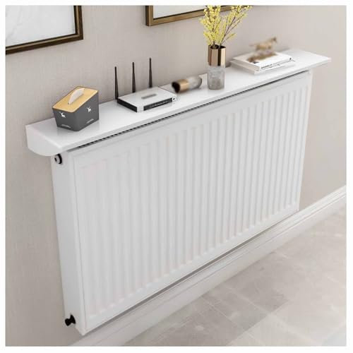 Mensola for radiatore, copritermosifone in Alluminio, Senza Foratura, con Supporto in Acciaio Inox, Decorazione divisoria sopra la Cappa riscaldante for casa(40cm)