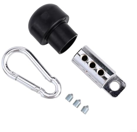 Gdfnmogo Gym Machine Cable Stoppers, Gym Fitness Cable Ball Stopper Ends, For Workout Fitness Home, For 5Mm Or 6Mm Diameter Cable, Gym Equipment Parts(1set)