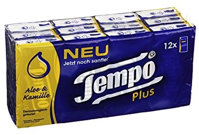 Tempo Taschentücher Plus, 12x9er