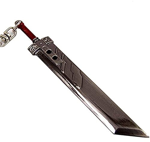 Final Fantasy VII 7 Crisis Core Metall-Schlüsselanhänger Nummer 2 Cosplay 10,2 cm, #a, Einheitsgröße