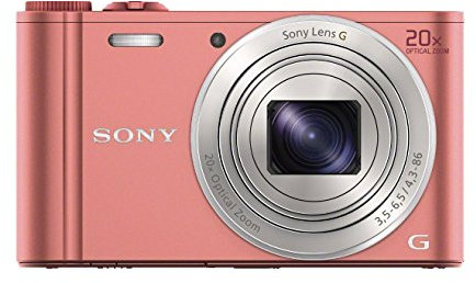 Sony DSC-WX350 Appareil photo hybride 3 (7,62 cm) 18,2 Mpix Zoom optique 20x Wi-Fi/HDMI/USB Rose