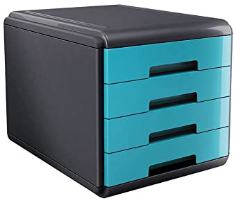 My Desk Arda 4 Schublade Desktop Cabinet – Türkis