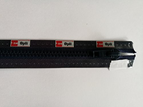 Opti P60-45-00210 Reißverschluss, 100 Prozent Polyester, 00210 Blau, 45cm