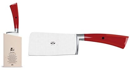 Coltellerie Berti Insieme - Hacha de cocina forjada (patentada) y soporte magnético