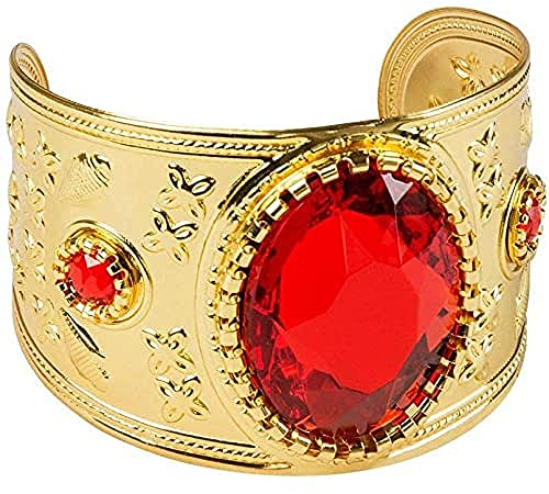 Boland 64463 - Armband Garnet of the Nile, Armreif, Modeschmuck für Faschingskostüme, Karneval und Mottoparty
