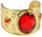 Boland 64463 - Armband Garnet of the Nile, Armreif, Modeschmuck für Faschingskostüme, Karneval und Mottoparty