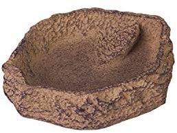 JBL ReptilBar 71083 Futter Trink und Badenapf für Terrarientiere, S, sand