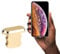 innoGadgets® Bouchon Anti-poussière Compatible avec iPhone X/Xs/Xr/11/11Pro/SE/12/12Pro/13/13Pro/14/14Pro | Protection en Aluminium | Clip en Silicone Gratuit | Or