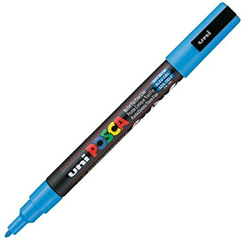 Posca Marker Pen Conical Tip Fine Line Client Blueaa