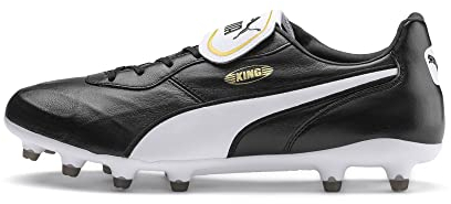 PUMA King Top FG, Scarpe da Calcio Unisex-Adulto, Nero Black White, 40 EU