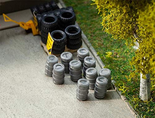Faller 180971 Aluminium Beer Barrels (Pk10) Kit OO HO Gauge