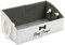 Geyecete-Grande Cajas de almacenamiento de juguetes para perros,tela cajas organizadoras trapezoidales plegable con mango de cuerda de algodón,para juguetes y accesorios para perro-Bambú Gris