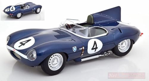 CMR CLASSIC MODEL REPLICARS Scale Modell KOMPATIBEL MIT Jaguar Type D N.4 Winner LM 1956 R.FLOCKHART-N.Sanderson 1:18 CMR142