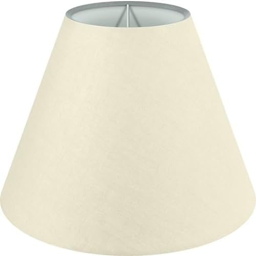 Wogati® Premium Lampenschirm E14/E27 Baumwolle | verschiedene Größen & Farben | Farbe: Creme/Größe: M | Lampenschirm Stehlampe + Lampenschirm Hängelampe + Lampenschirm für Tischlampe