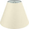 Wogati® Premium Lampenschirm E14/E27 Baumwolle | verschiedene Größen & Farben | Farbe: Creme/Größe: M | Lampenschirm Stehlampe + Lampenschirm Hängelampe + Lampenschirm für Tischlampe