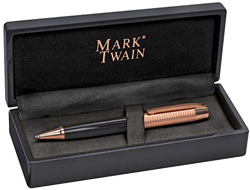 Hochwertiger Mark Twain Drehkugelschreiber mit Namensgravur - mit Kupfer