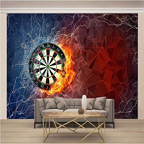 ZZXIAO Foto Hintergrund Wohnzimmer Darts Plattenspieler Sci-Fi Spezialeffekte 3D-Design Hintergrund Foto Wa wandpapier fototapete 3d effekt tapete Wohnzimmer Schlafzimmer Hintergrundbild-400cm×280cm