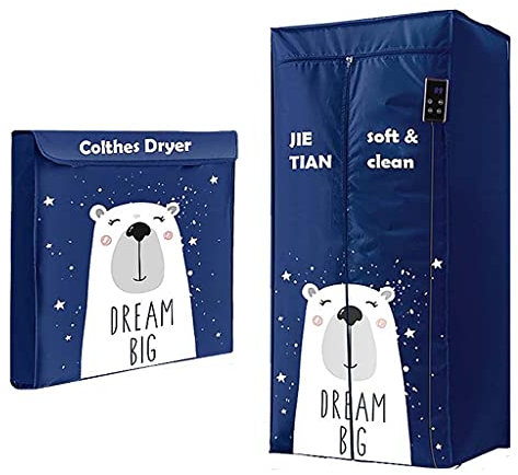 TJH Wall-mounted household electric clothes dryer 1600W large capacity 15kg double-layer stainless steel energy-saving indoor wet washing warm air drying wardrobe