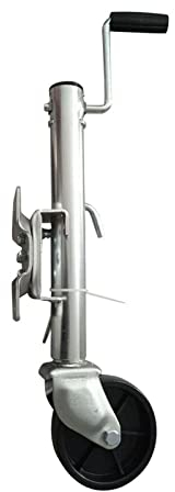 SHZICMY PKW Anhänger Rad Stützrad 1200lb Stützrad Schwerlast Schwerlastautomatik Stützfuß Stütze für Rennwagen Wohnwagen