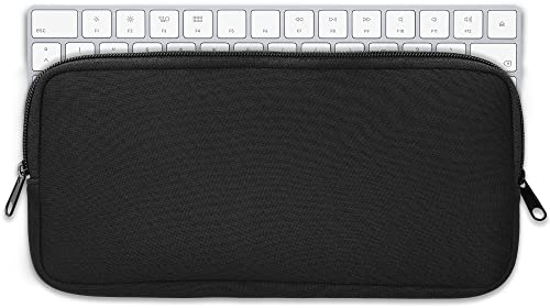 kwmobile Tastatur-Hülle kompatibel mit Logitech K380 - Neopren Schutzhülle Case Tasche für Tastatur - Neoprentasche für Keyboard - Schwarz