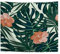 A.Monamour Wandteppich Tropisches Ethnisches Muster Mit Exotischen Grünen Blättern Und Blumen Stoff Tuch Tapisserie Wandbehang Wanddeko Wandkunst Wandbilder Wandtuch für Schlafzimmer 180x200cm
