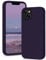 OitiYaa Silicone Case Designed for iPhone 14 Case, Ultra Slim Shockproof Protective Liquid Silicone Phone Case with Soft Anti-Scratch Microfiber Lining,6.1 inch,Dark Purple