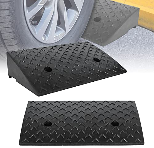 ACXIN Rampa de goma resistente a los golpes, resistente y duradera, apta para sillas de ruedas, motocicletas y coches (2)