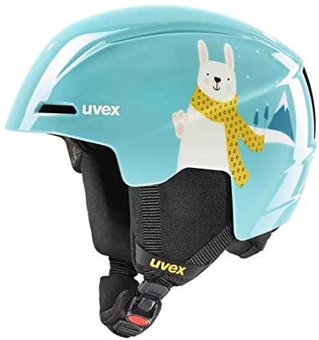uvex viti - Leichter Skihelm für Kinder - individuelle Größenanpassung - optimierte Belüftung - Turquoise Rabbit - 46-50 cm
