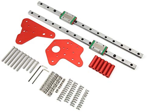 Ender 3 V2 Linear Rail Kit,Ender 3 Z-Achse Linear Ender 3 Pro Linearschienen-Kit Linearbewegungsführungen Lineargleitschienenführung Doppel-Z-Achsen-Kit Für Ender3 3D-Drucker Druckerzubehör