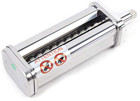 Accessorio per pasta in acciaio inox per robot da cucina Kitchenaid Pasta Roller Maker Accessori Set struttura in acciaio inox del rullo per pasta per Kitchenaid