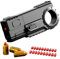 Nouveau Style Jouet Anti Stress Pistolets à Balles Souples +20 Soft Bullet,CréAtif Anti Stress Jouet EDC Mini a Transporter,Jouet Anti-Stress MatéRiau en Alliage Multifonction a La Mode (Noir)