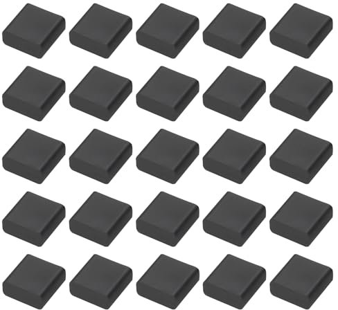 sourcing map 60pcs USB 2.0 Port Cap Cover Anti Dust Silicone Protector for USB Male USB Data Cable, Black