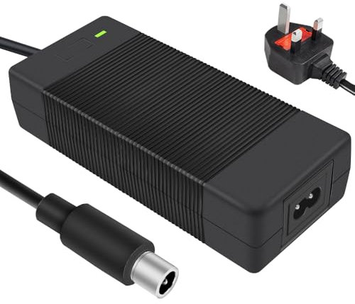 ADDLIVE Electric Scooter Charger Fast, 42V 2A Hoverboard Charger, Scooter Charger Adapter with LED Indicator for Xiao-mi M365, Pro, Pro 2, Mi 3, 1S, Nine-bot, Seg-way, Ao-vo, ES1 ES2 and more