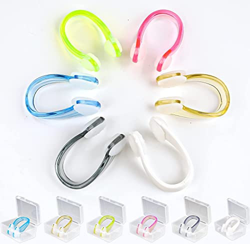 Mokeum Pince-nez de natation, réutilisable, pratique, étanche avec gel de silice imperméable pour la douche, le bain, le surf, la plongée avec tuba et d'autres sports nautiques