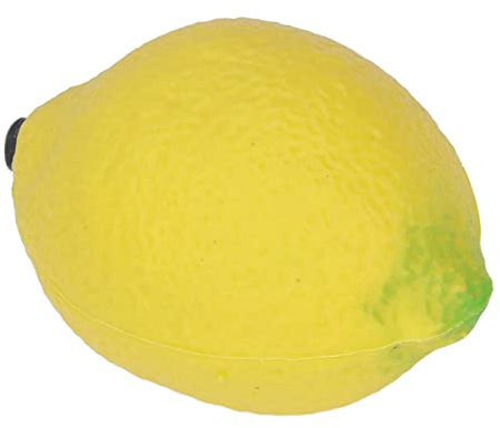 FTVOGUE Obst Shaker Maraca Set für Babys über 6 Monate, Frühschulspielzeug, Abgerundete Ecken, ABS -Material (Zitrone,) (#2)